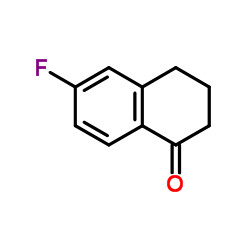 6-氟-1-四氢萘酮结构式