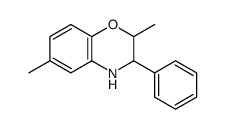 2,6-dimethyl-3-phenyl-3,4-dihydro-2H-1,4-benzoxazine结构式