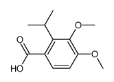 2-isopropyl-3,4-dimethoxy-benzoic acid结构式