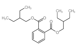 双(2-乙基丁基)邻苯二甲酸酯结构式