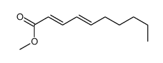 methyl (2E,4E)-2,4-decadienoate Structure