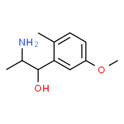 Benzenemethanol, alpha-(1-aminoethyl)-5-methoxy-2-methyl-, (R*,S*)- (9CI) structure
