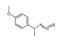 (R)-1-(4-甲氧基苯基)乙基硫异氰酸酯结构式