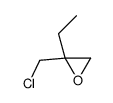 2-(氯甲基)-1,2-环氧丁烷结构式