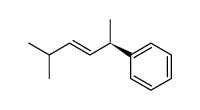 (R,E)-(5-methylhex-3-en-2-yl)benzene结构式