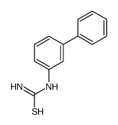 (3-phenylphenyl)thiourea Structure