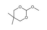 2-methoxy-5,5-dimethyl-1,3-dioxane结构式