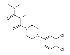 1-(3,4-Dichlorophenyl)-4-(2,4,4-trimethylallophanoyl)piperazine Structure