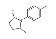 (2R,5S)-2,5-dimethyl-1-(p-tolyl)pyrrolidine结构式