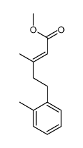methyl 3-methyl-5-(2-methylphenyl)pent-2-enoate Structure