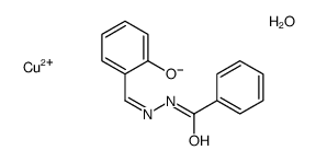 (salicylaldehydebenzoylhydrazonato)copper(II)结构式