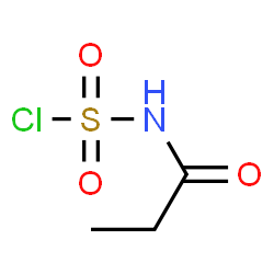 Sulfamoyl chloride,(1-oxopropyl)- (9CI) Structure