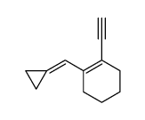 1-cyclopropylidenemethyl-2-ethynyl-cyclohexene结构式