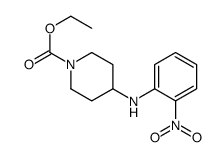 ethyl 4-[(2-nitrophenyl)amino]piperidine-1-carboxylate结构式