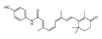 4-氧代维甲酰酚胺结构式
