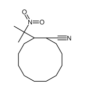1-(2-nitropropan-2-yl)cyclododecane-1-carbonitrile Structure