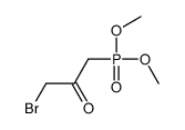 1-bromo-3-dimethoxyphosphorylpropan-2-one结构式
