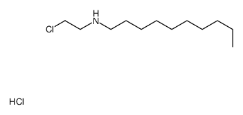 N-(2-chloroethyl)decan-1-amine,hydrochloride Structure