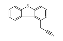 2-dibenzothiophen-1-ylacetonitrile结构式