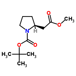 METHYL (2S)-PYRROLIDIN-2-YLACETATE Structure