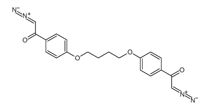 2-diazonio-1-[4-[4-[4-(2-diazonio-1-oxidoethenyl)phenoxy]butoxy]phenyl]ethenolate结构式