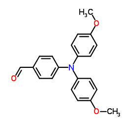 4-[Bis(4-methoxyphenyl)amino]benzaldehyde structure