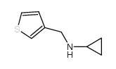 N-(噻吩-3-基甲基)环丙胺结构式