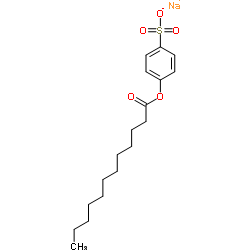 Sodium 4-(dodecanoyloxy)benzenesulfonate Structure
