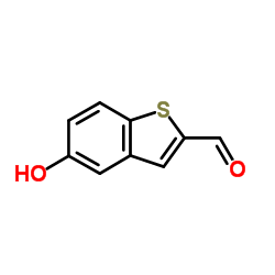 5-Hydroxy-1-benzothiophene-2-carbaldehyde Structure