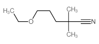 Pentanenitrile,5-ethoxy-2,2-dimethyl-结构式