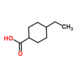 4-Ethylcyclohexanecarboxylic acid structure