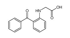 Glycine, N-(2-benzoylphenyl) Structure