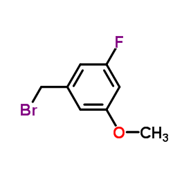 3-氟-5-甲氧基苄溴结构式