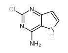 4-氨基-2-氯吡咯并[3,2-d]嘧啶结构式