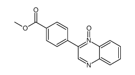 methyl 4-(1-oxidoquinoxalin-1-ium-2-yl)benzoate结构式