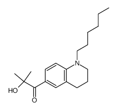1-(1-hexyl-1,2,3,4-tetrahydroquinolin-6-yl)-2-hydroxy-2-methylpropan-1-one Structure