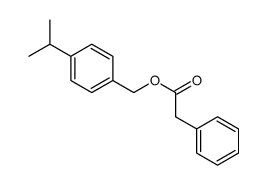 4-isopropylbenzyl phenylacetate结构式