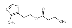 2-(4-Methylthiazol-5-yl)ethyl butyrate structure