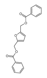 2,5-bis-benzoyloxymethyl-furan结构式