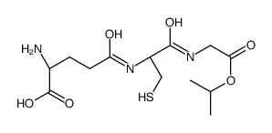 谷胱甘肽一异丙酯(还原)结构式