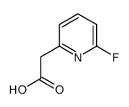 2-(6-氟吡啶-2-基)乙酸结构式