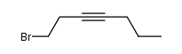1-bromo-3-heptyne结构式