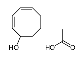acetic acid,cycloocta-2,4-dien-1-ol结构式