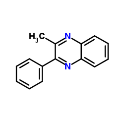 2-Methyl-3-phenylquinoxaline Structure