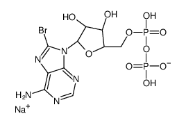 8-BROMOADENOSINE 5'-DIPHOSPHATE SODIUM结构式