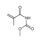 methyl N-(2-methylprop-2-enoyl)carbamate结构式