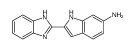 2-(1H-benzimidazol-2-yl)-1H-indol-6-amine Structure