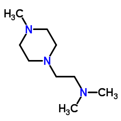 N,N,4-三甲基哌嗪-1-乙胺结构式