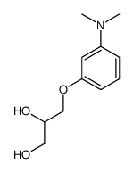 1,2-Propanediol, 3-(m-(dimethylamino)phenoxy)- Structure