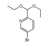 5-溴-2-(二乙氧基甲基)吡啶结构式